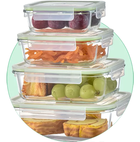 Glass Food Storage Container