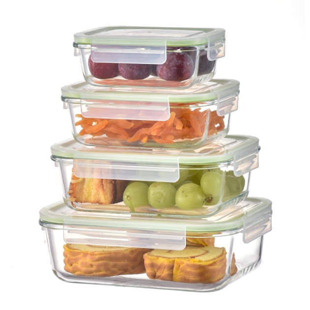 Glass Food Storage BoxJM-324-327